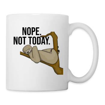 Sloth Nope Not Today - Mug - white - Right