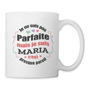 MARIA PARFAITE - PRENOM MARIA - Mug blanc - blanc - Droite