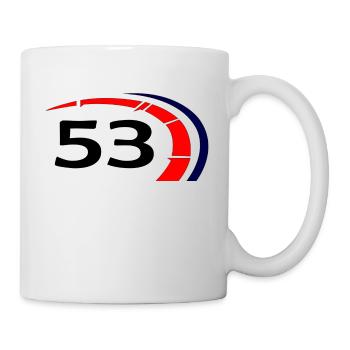 Vintage 53 T-Shirt Car Movie Fan Car Gift - Mug - white - Right