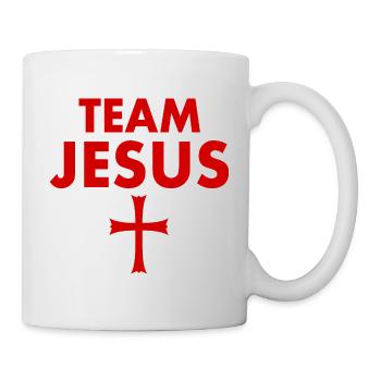 Team jesus cross - Mug - white - Right