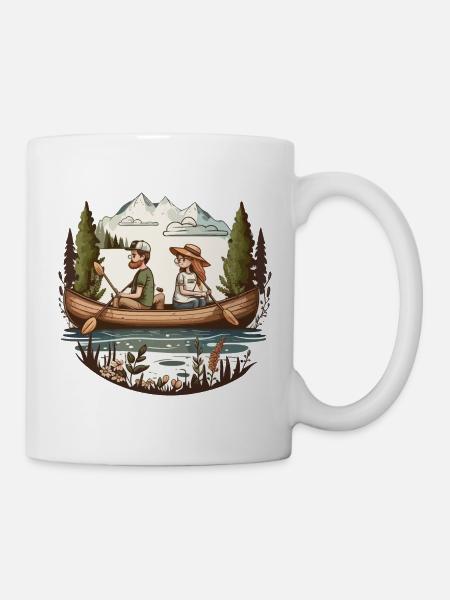 Die stillen Gewässer - Tasse - Weiß