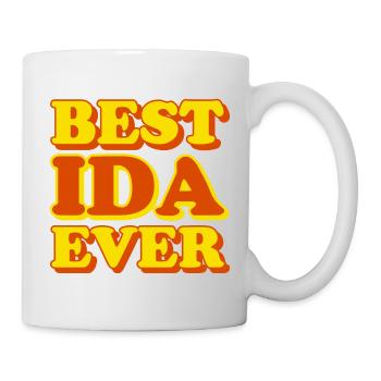 Ida Prénom Drôle Cadeau - Mug blanc - blanc - Droite