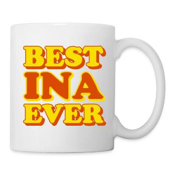 Lustiges Geschenk mit Vornamen Ina - Tasse - Weiß - Rechts