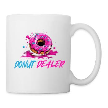 Pink Donut Dealer - Tasse - Weiß - Rechts
