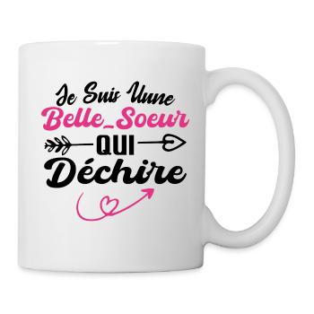 Belle Sœur Qui Déchire - Belle Soeur Qui Déchire - Mug blanc - blanc - Droite