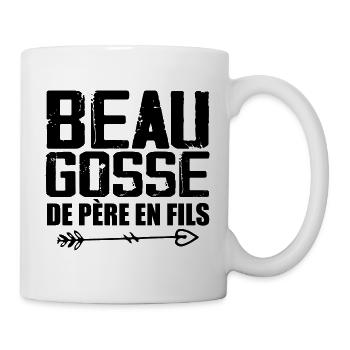 Beau Gosse De Père En Fils - Mug blanc - blanc - Droite