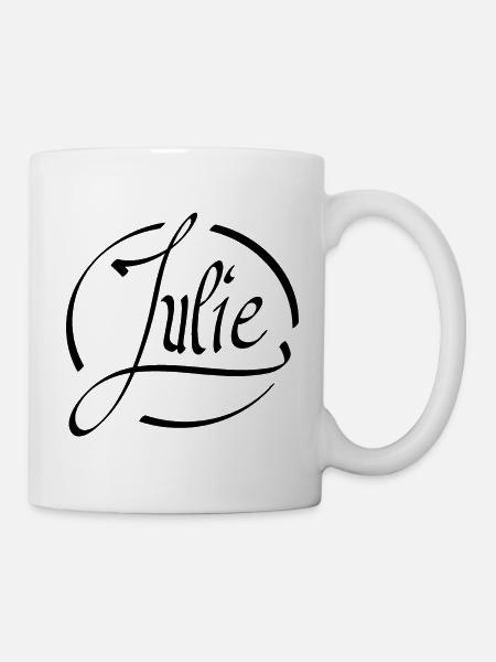 Julie - Mug blanc - blanc