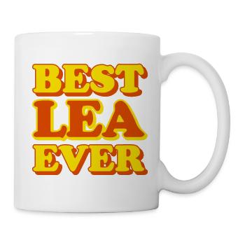 Lea First Name Funny Gift - Mug - white - Right