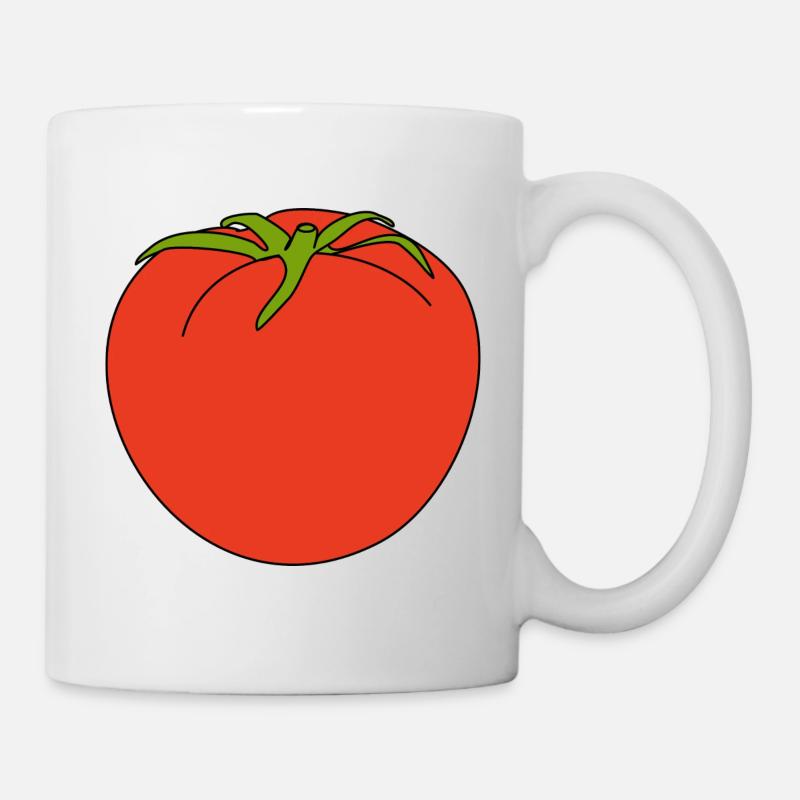 Tomate - Tasse - Weiß