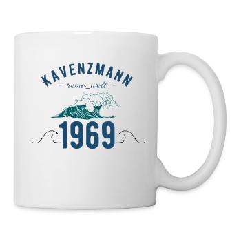 Men's Shirt, Modern, Cool, Style, Fun,Kavenzmann - Mug - white - Right