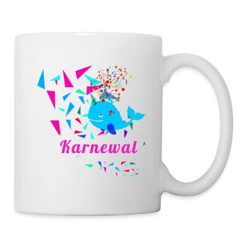 Carnival,Whale,Confetti,Carnival,Whale, Colorful - Mug - white - Right