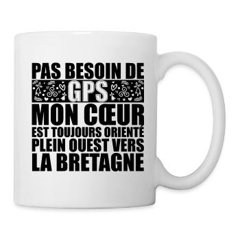 BRETON - Mug blanc - blanc - Droite