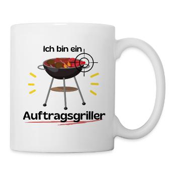 Grill Apron Cool Saying Grilling Order Griller - Mug - white - Right