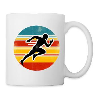 Sprinter - Athlétisme - Mug blanc - blanc - Droite
