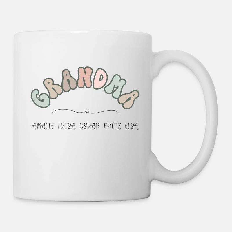 Individualisierbar Pulli T Shirt Tasse Stoffbeutel - Tasse - Weiß