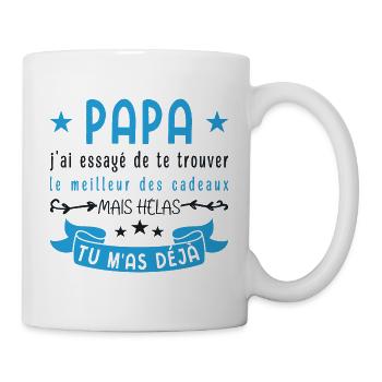 Dad, I've been trying to find you the best gift - Mug - white - Right