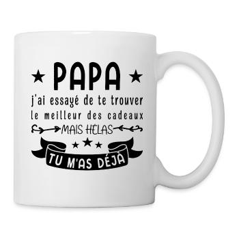 Dad, I've been trying to find you the best gift - Mug - white - Right