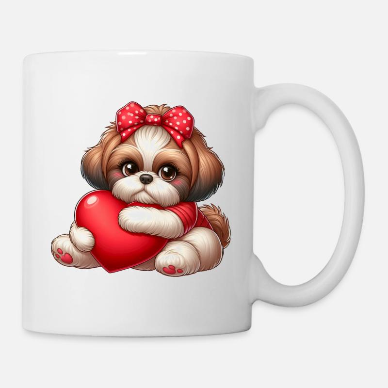 Shih Tzu Cartoon - Mug - white