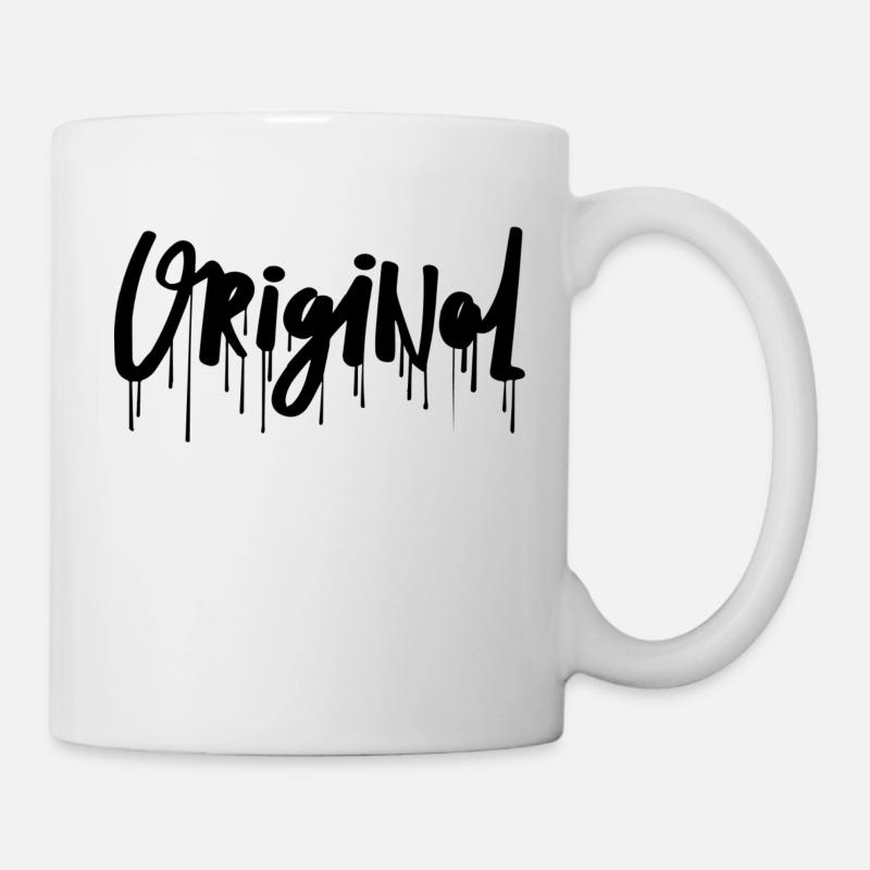 original,kult, Schrift - Tasse - Weiß