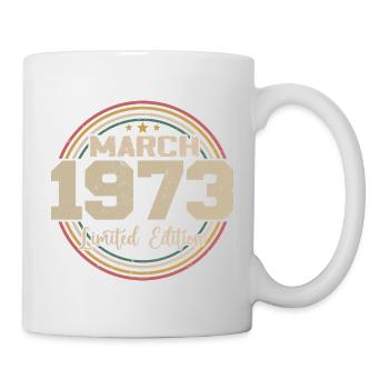 Awesome seit März 1934 Geburtstag 1934 Geschenk - Tasse - Weiß - Rechts