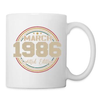Awesome Since March 1986 Birthday 1986 Gift - Mug - white - Right