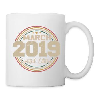 Awesome Since March 2019 Birthday 2019 Gift - Mug - white - Right