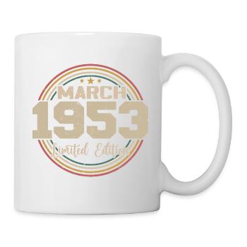 Génial Depuis Mars 1953 Anniversaire 1953 Cadeau - Mug blanc - blanc - Droite
