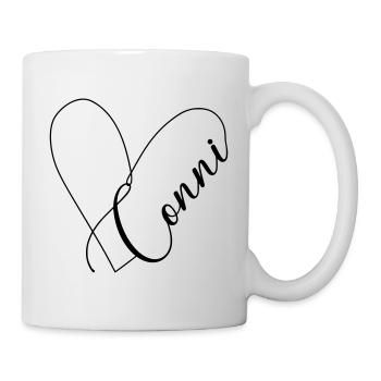 Conni Name Heart Line - Mug - white - Right