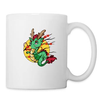 Dragon Kawaii - Mug blanc - blanc - Droite