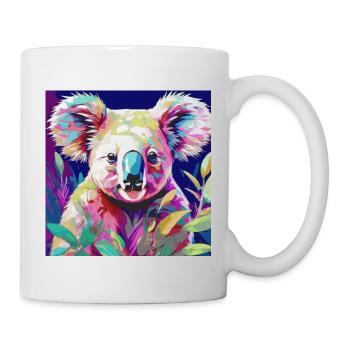 Koala, koalabär, illustration, bunt - Tasse - Weiß - Rechts
