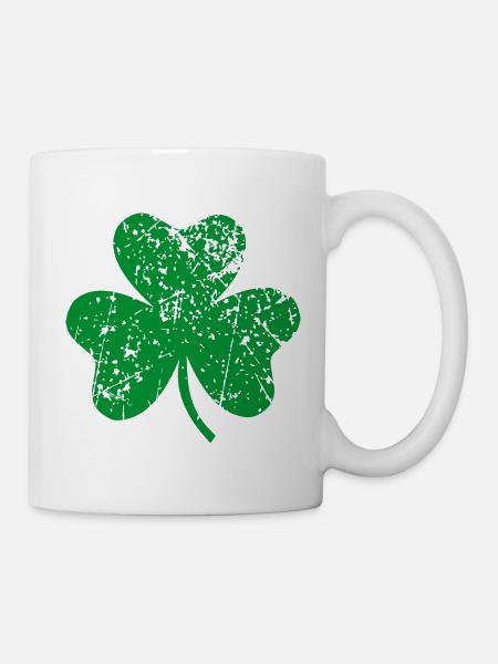 Trèfle - Mug blanc - blanc