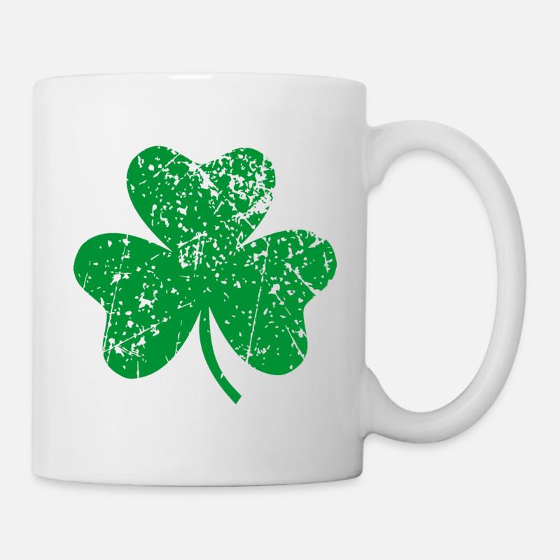 Trèfle - Mug blanc - blanc