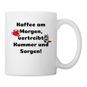 Coffee in the morning - Mug - white - Right