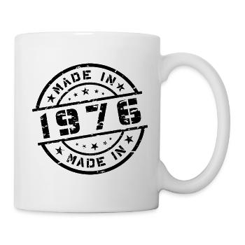 Année de naissance Anniversaire Né en - Fabriqué en 1976 - Mug blanc - blanc - Droite