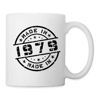 Année de naissance Anniversaire Né en - Fabriqué en 1979 - Mug blanc - blanc - Droite