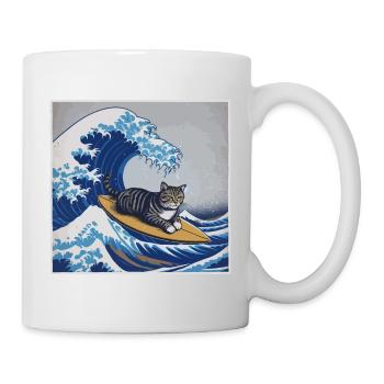 Lustiges Geschenk für Katzenliebhaber - Tasse - Weiß - Rechts