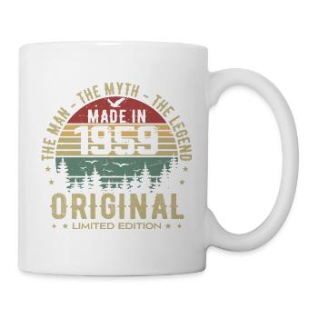 Original 1959 Retro 1959 Geburtstagsgeschenk 1959 - Tasse - Weiß - Rechts