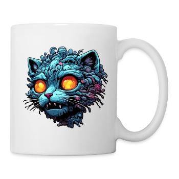 Cool Cat / Funny / Animal / Pet / Crazy - Mug - white - Right