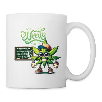 M. Weedo : Roi du froid et génie des mathématiques à 4:20 - Mug blanc - blanc - Droite