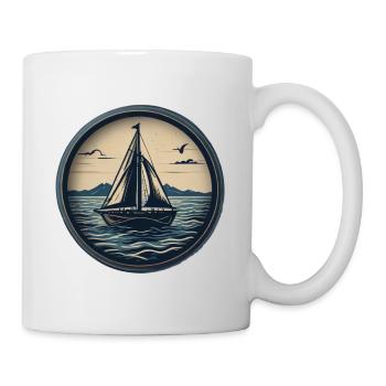 Segelliebe - Tasse - Weiß - Rechts