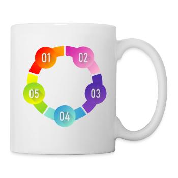 Meine Nummer - Tasse - Weiß - Rechts