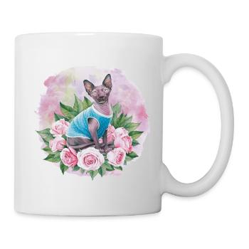 Sphynx Cat pour les amoureux des chats - Mug blanc - blanc - Droite