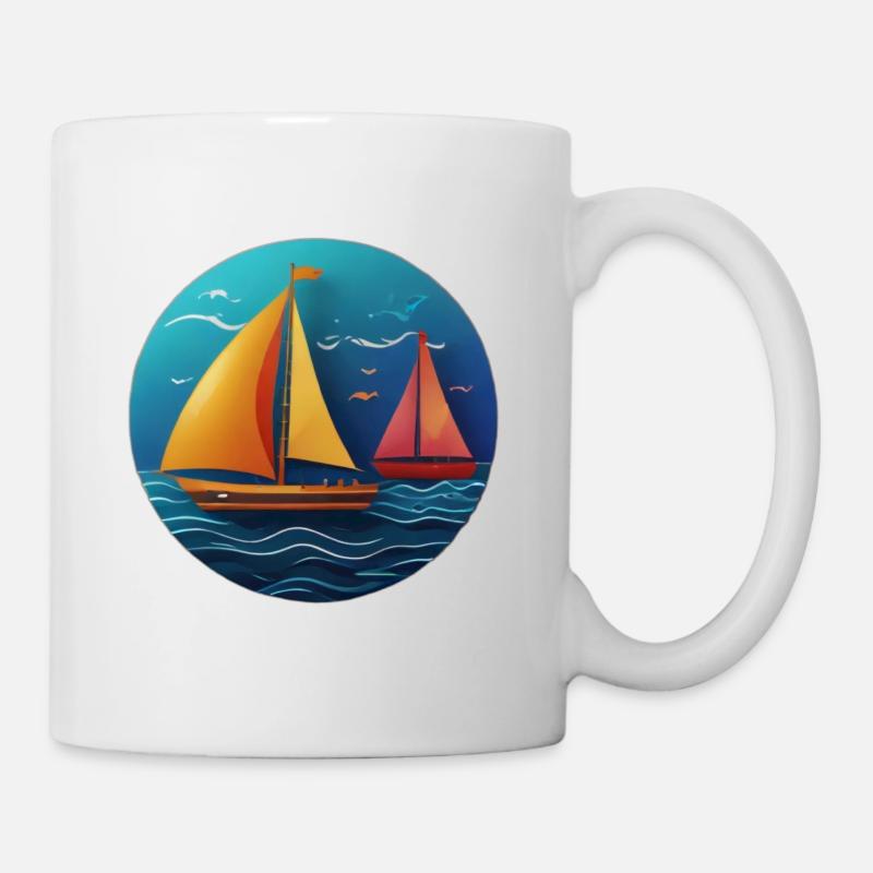 Régate - Mug blanc - blanc