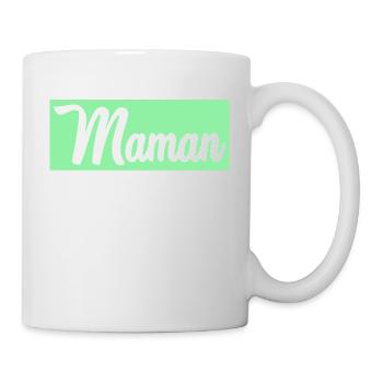 MAMAN. FÊTE DES MÈRES - Mug blanc - blanc - Droite