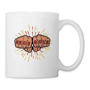 Dads Rule - Tasse - Weiß - Rechts