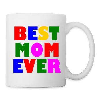 Best mom ever - Mug - white - Right