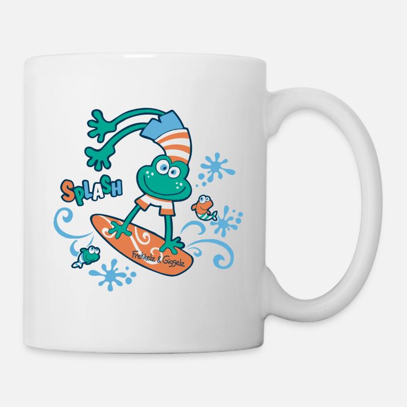 Splash - Surfer's Happiness - Mug - white