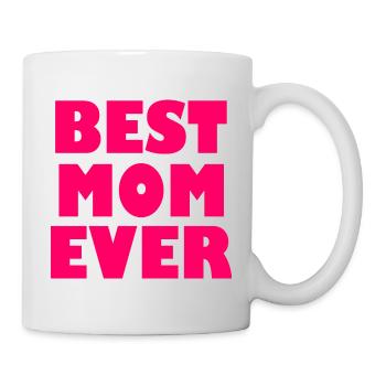 Best mom ever - Mug - white - Right