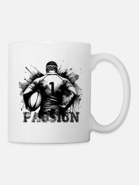 Rugby - Mug blanc - blanc