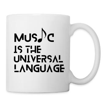 Collection: Music Is The Universal Language - Mug - white - Right